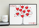 Personalised Family Tree Print