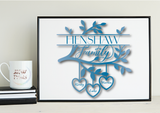 Personalised Family Branch Print