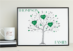 Personalised Family Tree Print