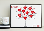 Personalised Family Tree Print