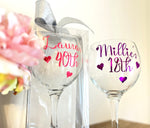 Personalised Birthday Gin Glass Gift Boxed Name & Age