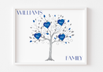 Personalised Family Tree Print
