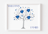 Personalised Family Tree Print