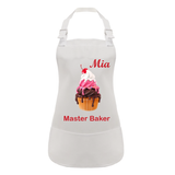Personalised Childs Cherry toped Cupcake Apron
