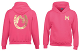 Personalised Kids Hoodie with Horseshoe design