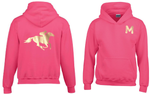 Personalised Kids Hoodie with Race Horse design