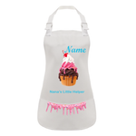 Personalised Childs Cherry toped Cupcake Apron
