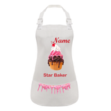 Personalised Childs Cherry toped Cupcake Apron