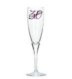 Personalised Birthday age & name Champagne, Prosecco Flute