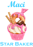 Personalised Childs Pink Cupcake Apron